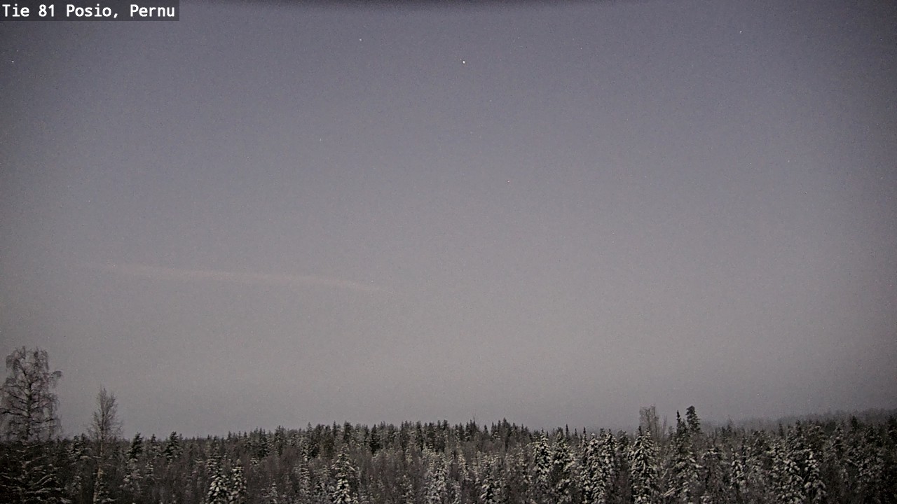 Weather Camera Image Väg 81 Posio, Pernu, Posio, Lappi