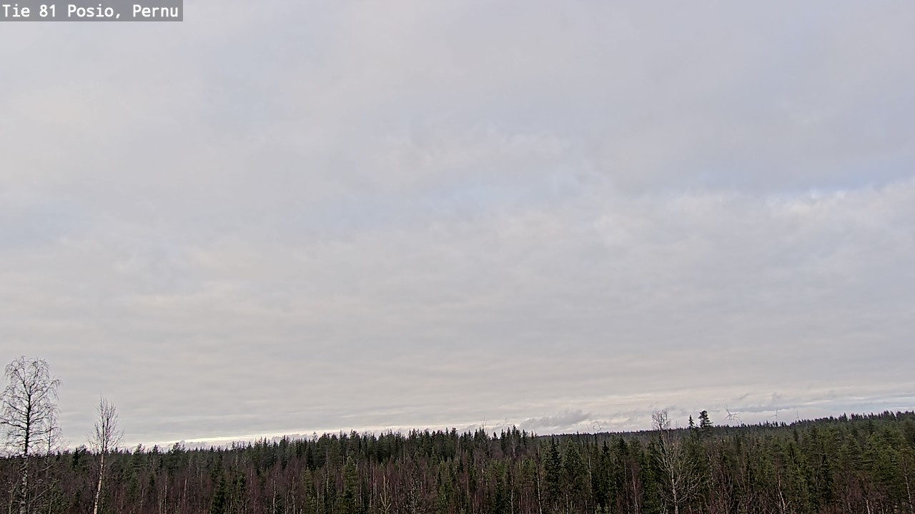 Kelikamerat Kuva Tie 81 Posio, Pernu, Posio, Lappi