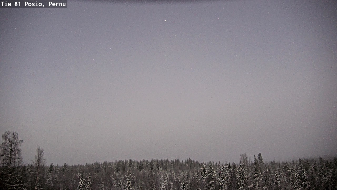 Weather Camera Image Väg 81 Posio, Pernu, Posio, Lappi
