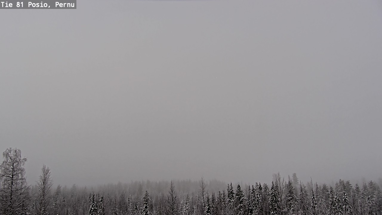 Weather Camera Image Road 81 Posio, Pernu, Posio, Lappi