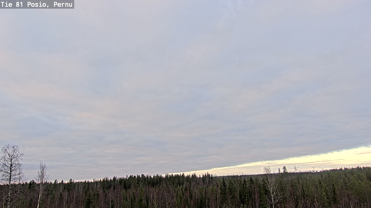 Kelikamerat Kuva Tie 81 Posio, Pernu, Posio, Lappi