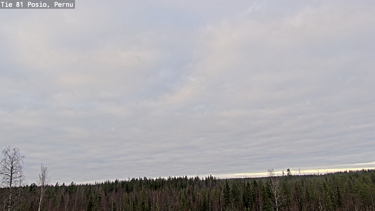 Kelikamerat Kuva Tie 81 Posio, Pernu, Posio, Lappi