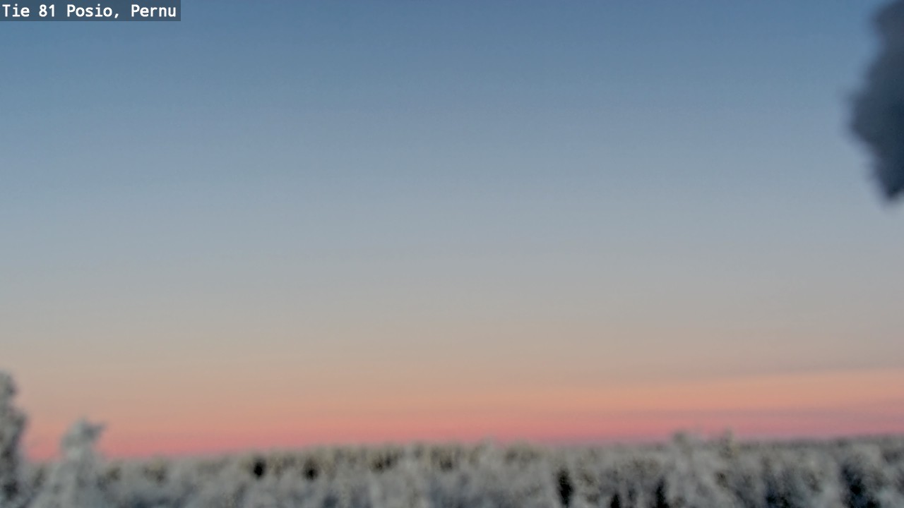 Kelikamerat Kuva Tie 81 Posio, Pernu, Posio, Lappi