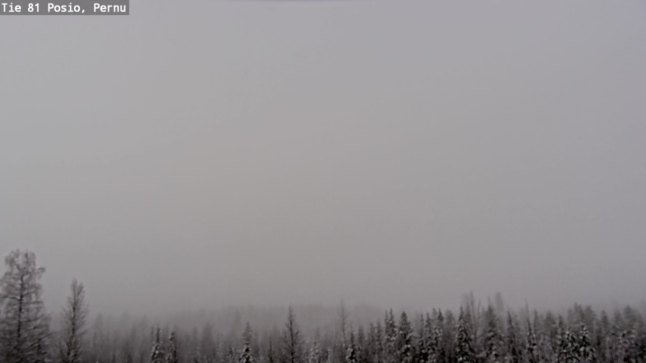 Weather Camera Image Väg 81 Posio, Pernu, Posio, Lappi