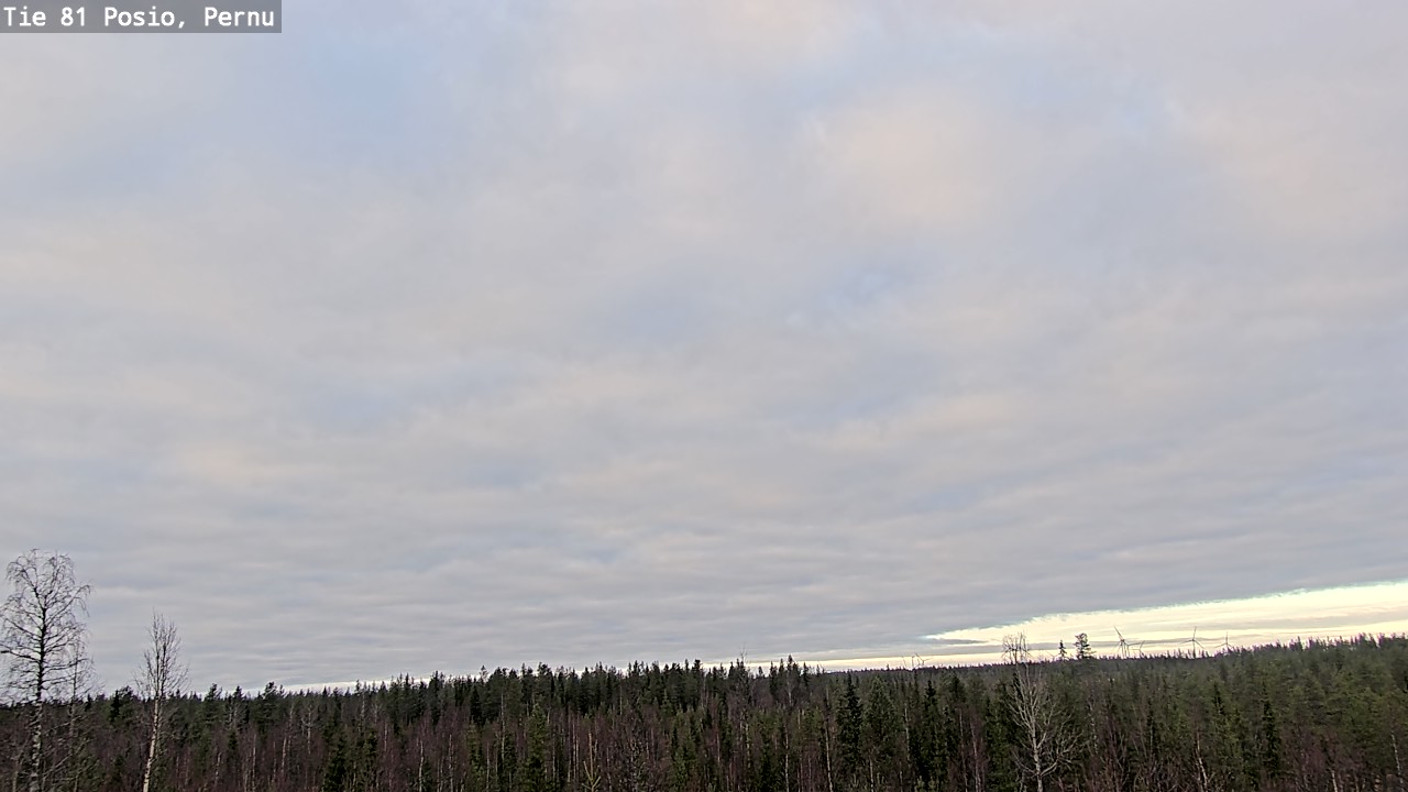 Kelikamerat Kuva Tie 81 Posio, Pernu, Posio, Lappi