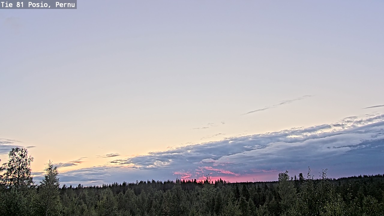 Kelikamerat Kuva Tie 81 Posio, Pernu, Posio, Lappi