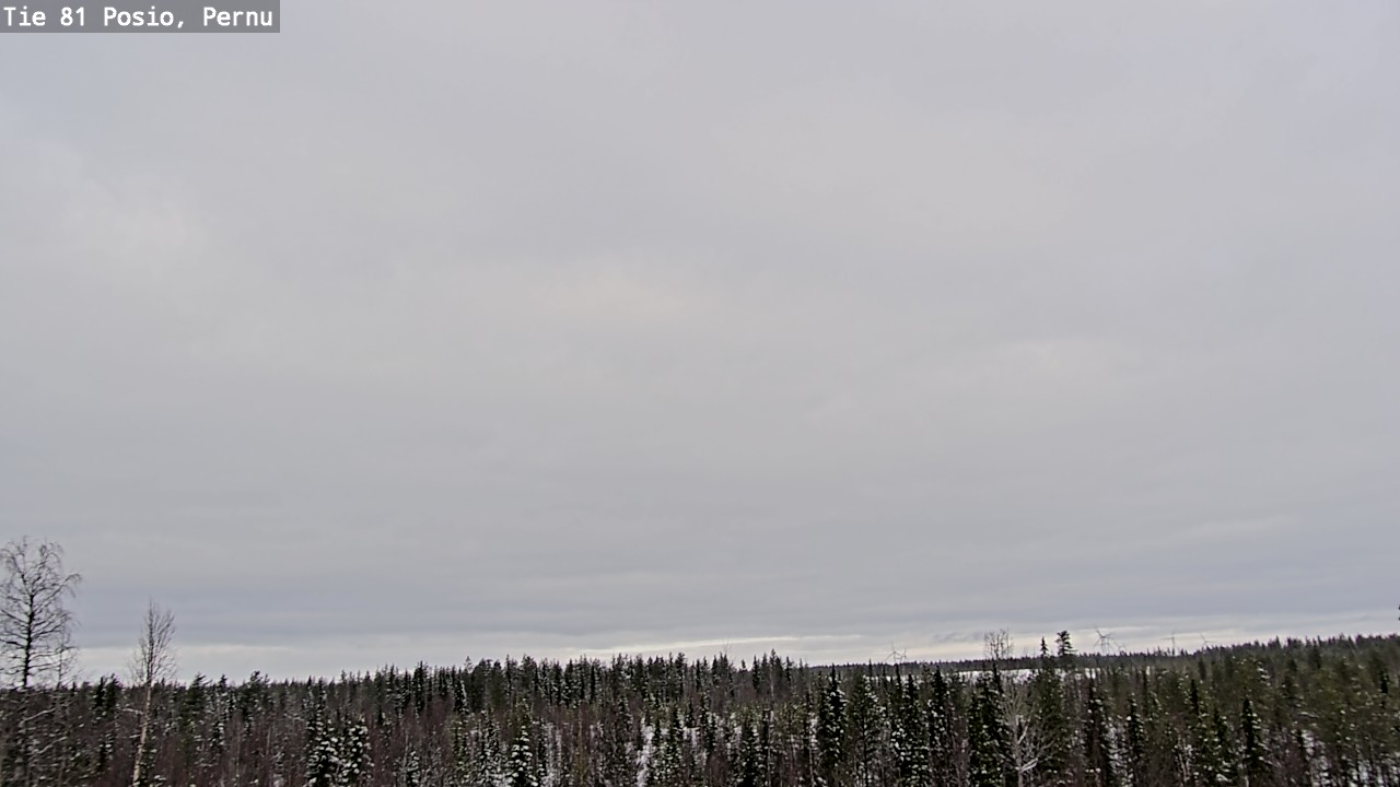 Kelikamerat Kuva Tie 81 Posio, Pernu, Posio, Lappi