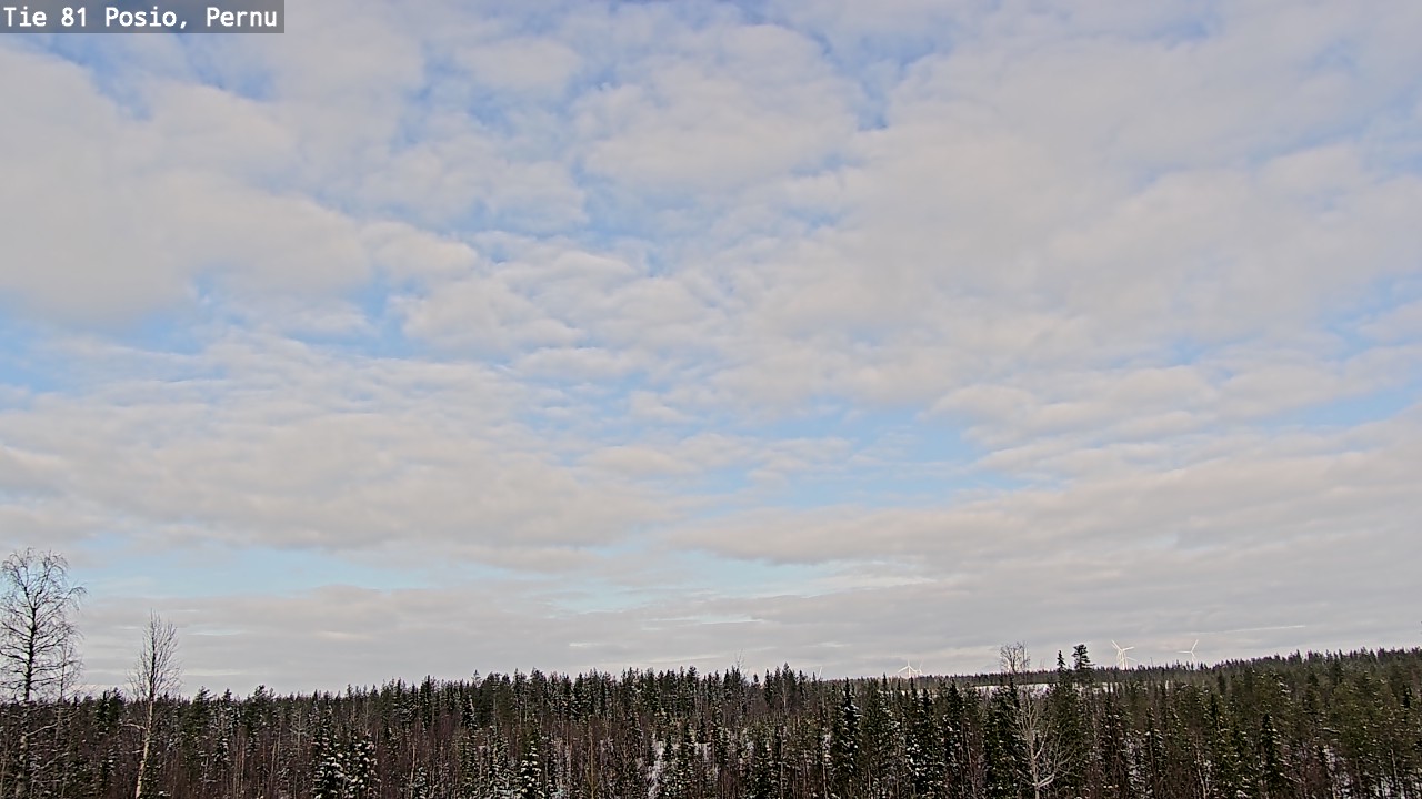 Kelikamerat Kuva Tie 81 Posio, Pernu, Posio, Lappi