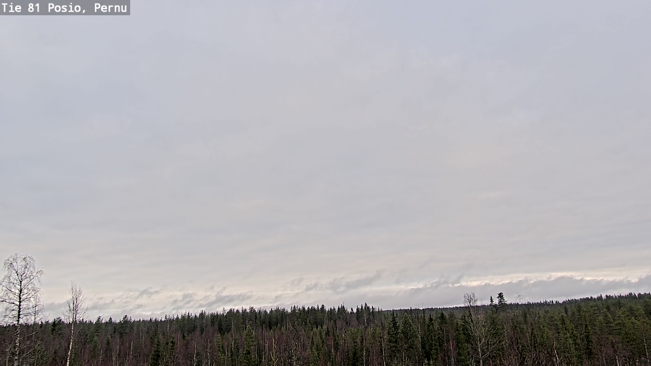 Kelikamerat Kuva Tie 81 Posio, Pernu, Posio, Lappi