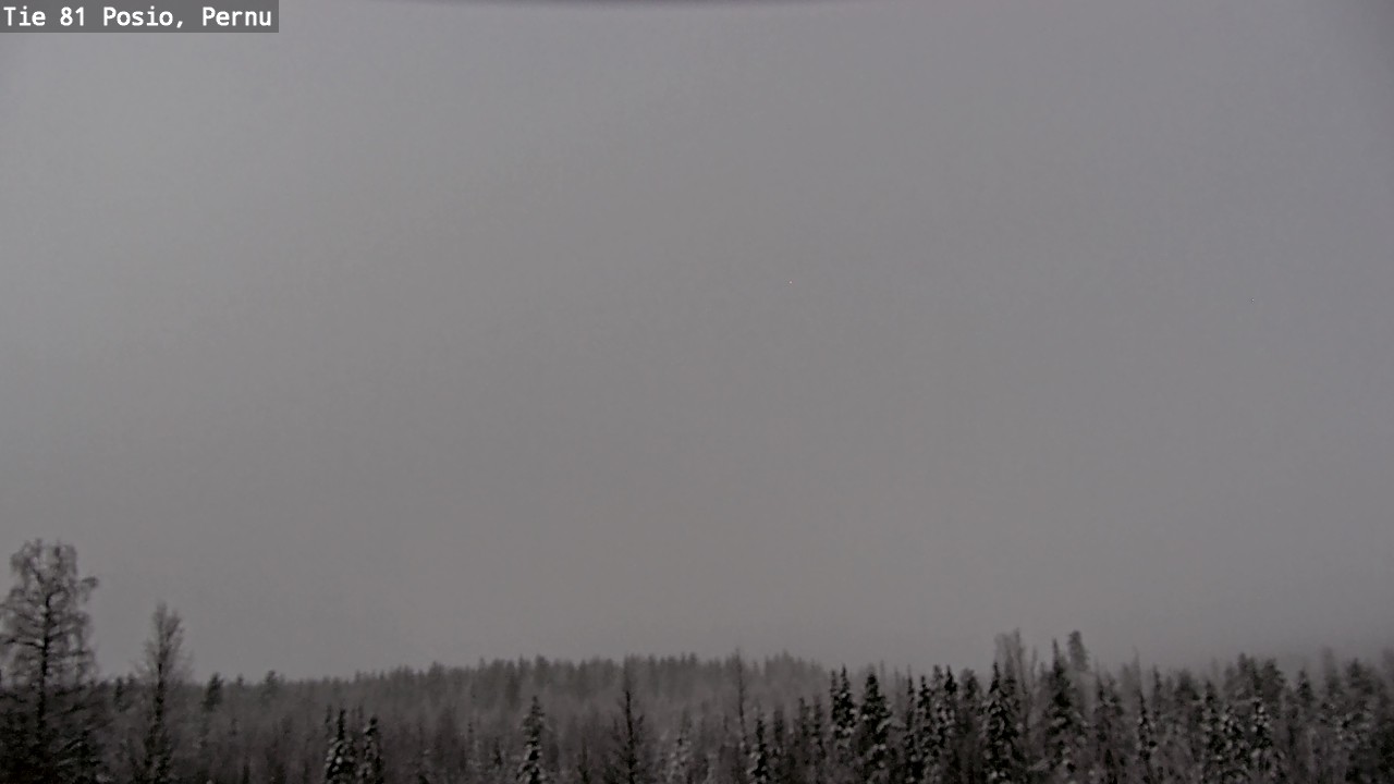 Weather Camera Image Road 81 Posio, Pernu, Posio, Lappi