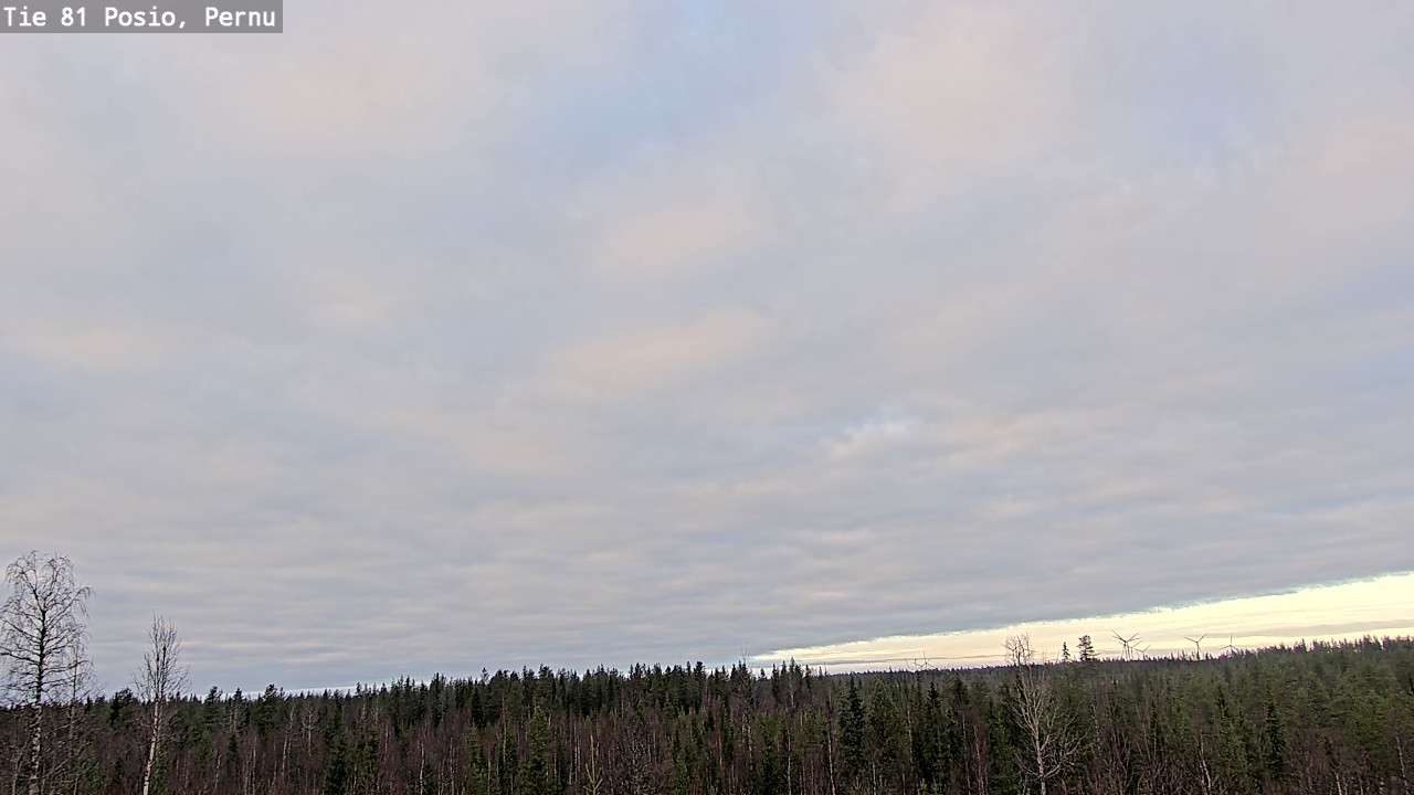 Kelikamerat Kuva Tie 81 Posio, Pernu, Posio, Lappi