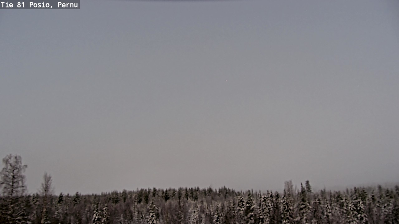 Weather Camera Image Väg 81 Posio, Pernu, Posio, Lappi
