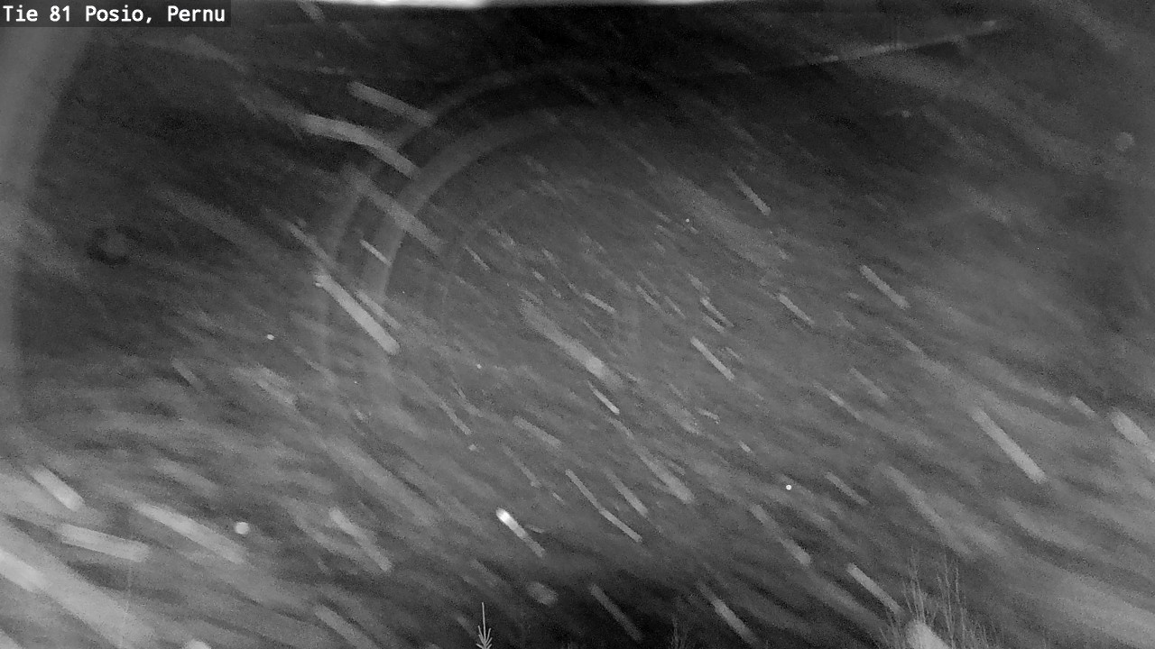 Weather Camera Image Väg 81 Posio, Pernu, Posio, Lappi