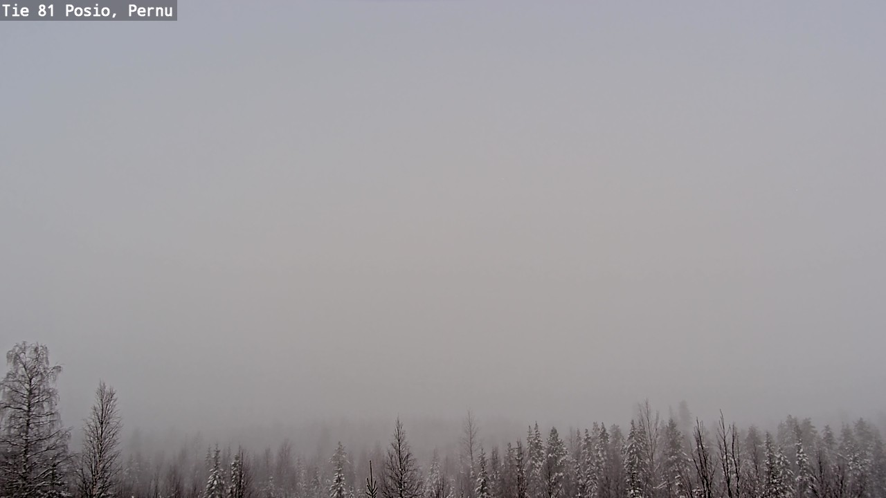 Weather Camera Image Väg 81 Posio, Pernu, Posio, Lappi