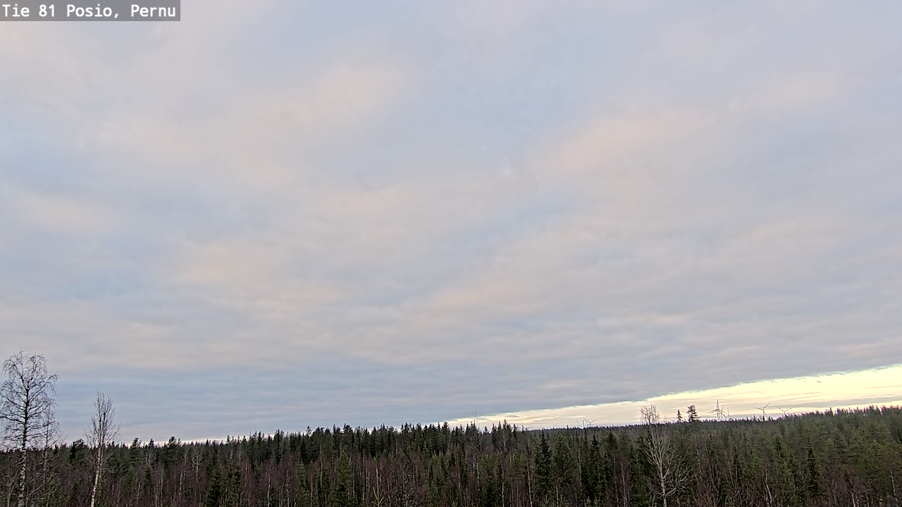 Kelikamerat Kuva Tie 81 Posio, Pernu, Posio, Lappi