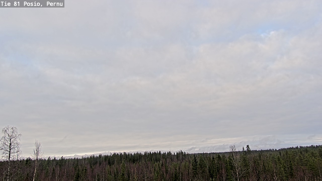 Kelikamerat Kuva Tie 81 Posio, Pernu, Posio, Lappi