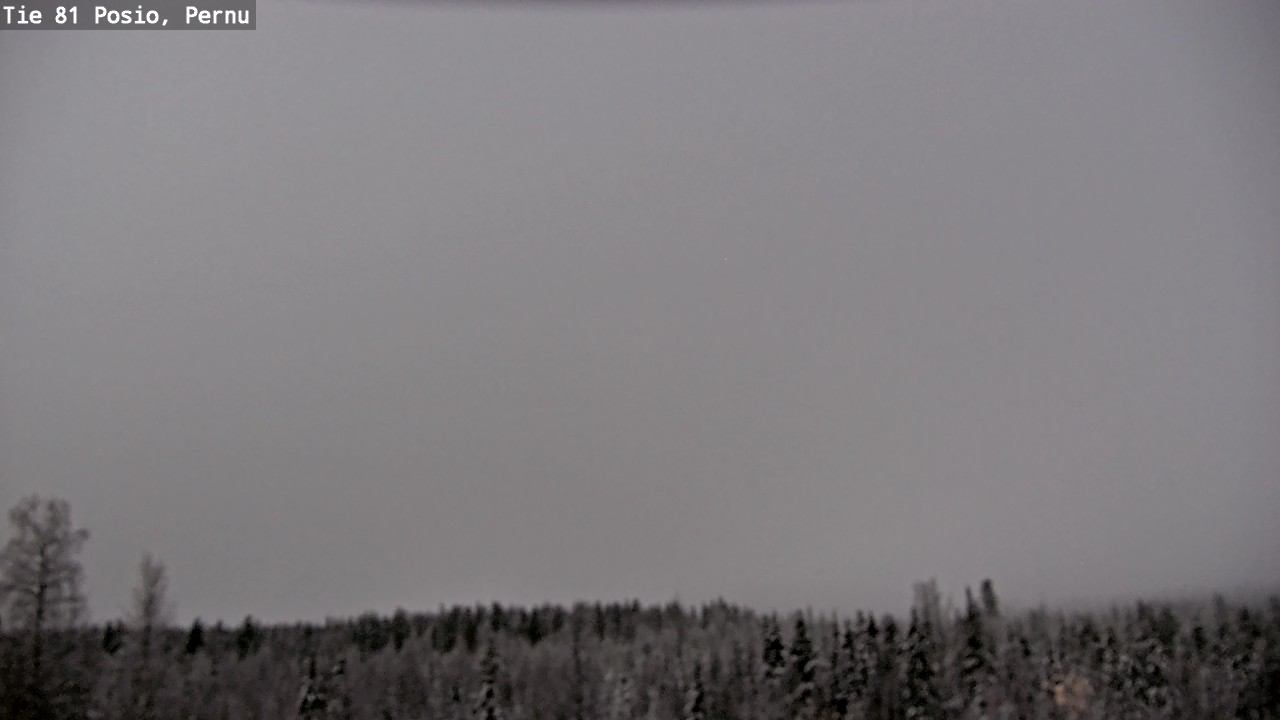 Weather Camera Image Väg 81 Posio, Pernu, Posio, Lappi