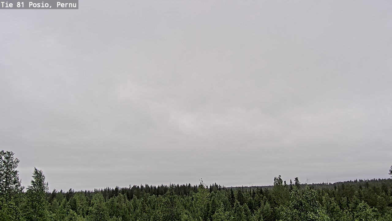 Weather Camera Image Väg 81 Posio, Pernu, Posio, Lappi