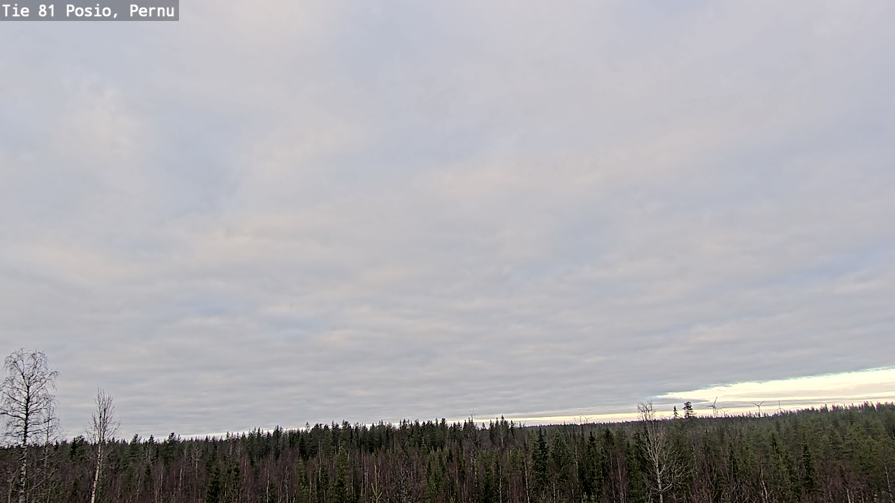 Kelikamerat Kuva Tie 81 Posio, Pernu, Posio, Lappi