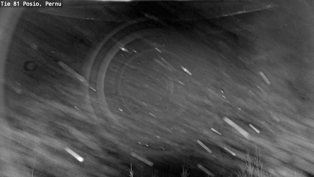 Weather Camera Image Väg 81 Posio, Pernu, Posio, Lappi