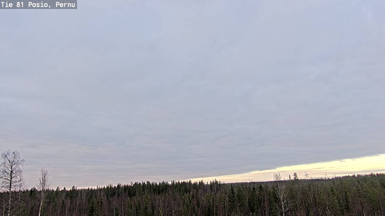 Kelikamerat Kuva Tie 81 Posio, Pernu, Posio, Lappi