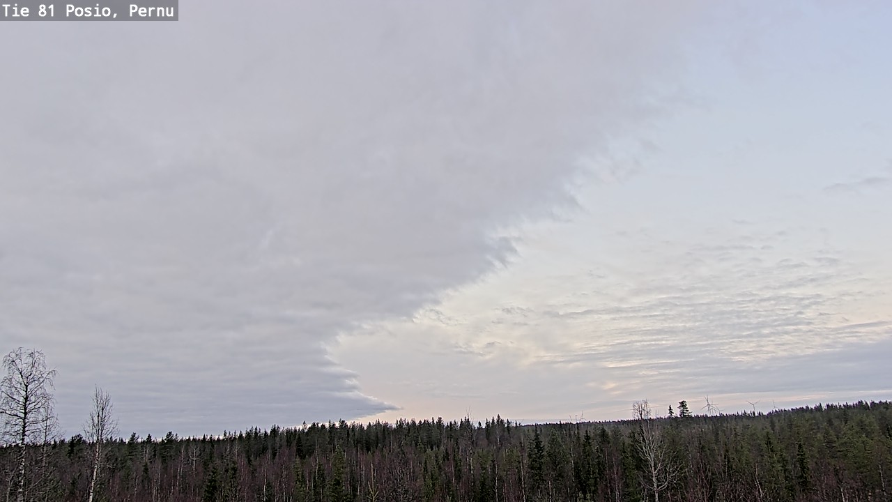 Kelikamerat Kuva Tie 81 Posio, Pernu, Posio, Lappi