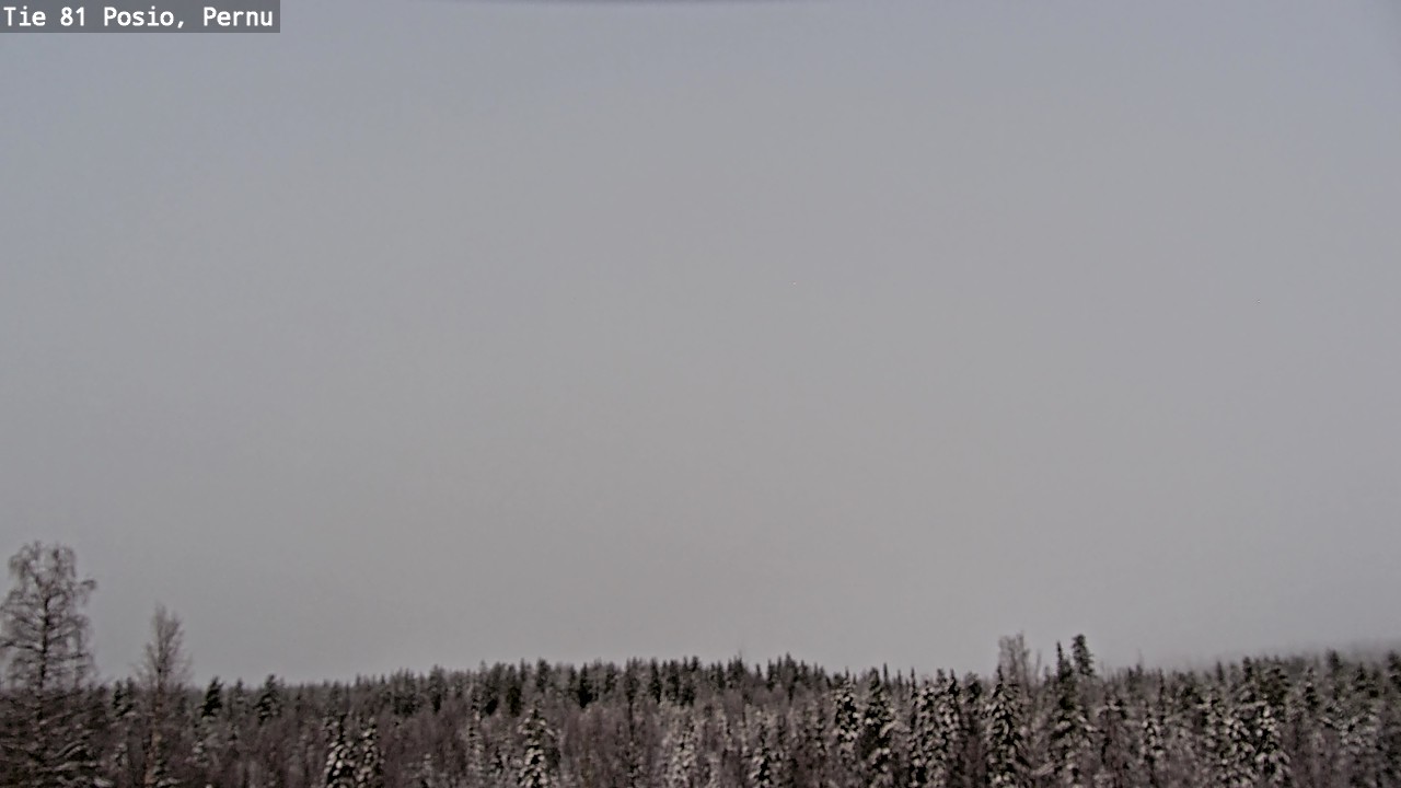 Weather Camera Image Väg 81 Posio, Pernu, Posio, Lappi