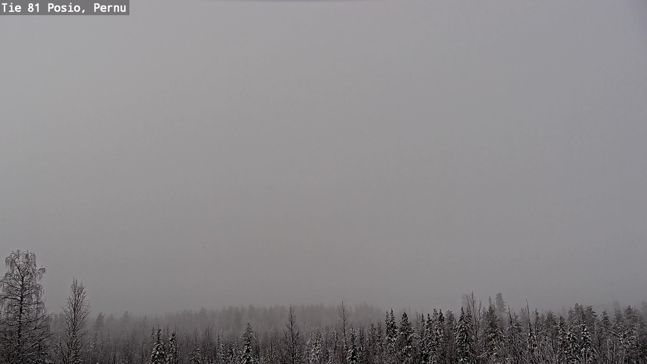 Weather Camera Image Road 81 Posio, Pernu, Posio, Lappi