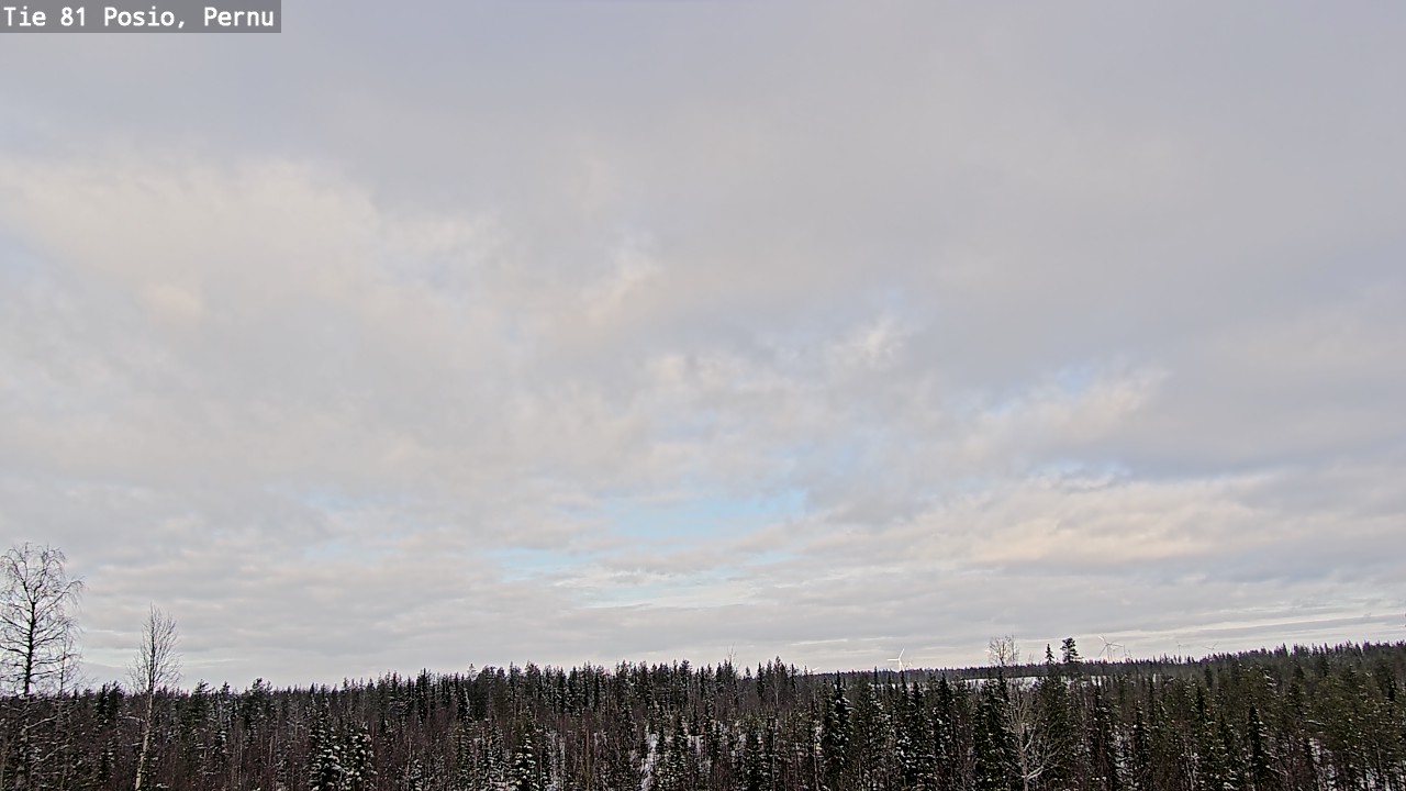 Kelikamerat Kuva Tie 81 Posio, Pernu, Posio, Lappi