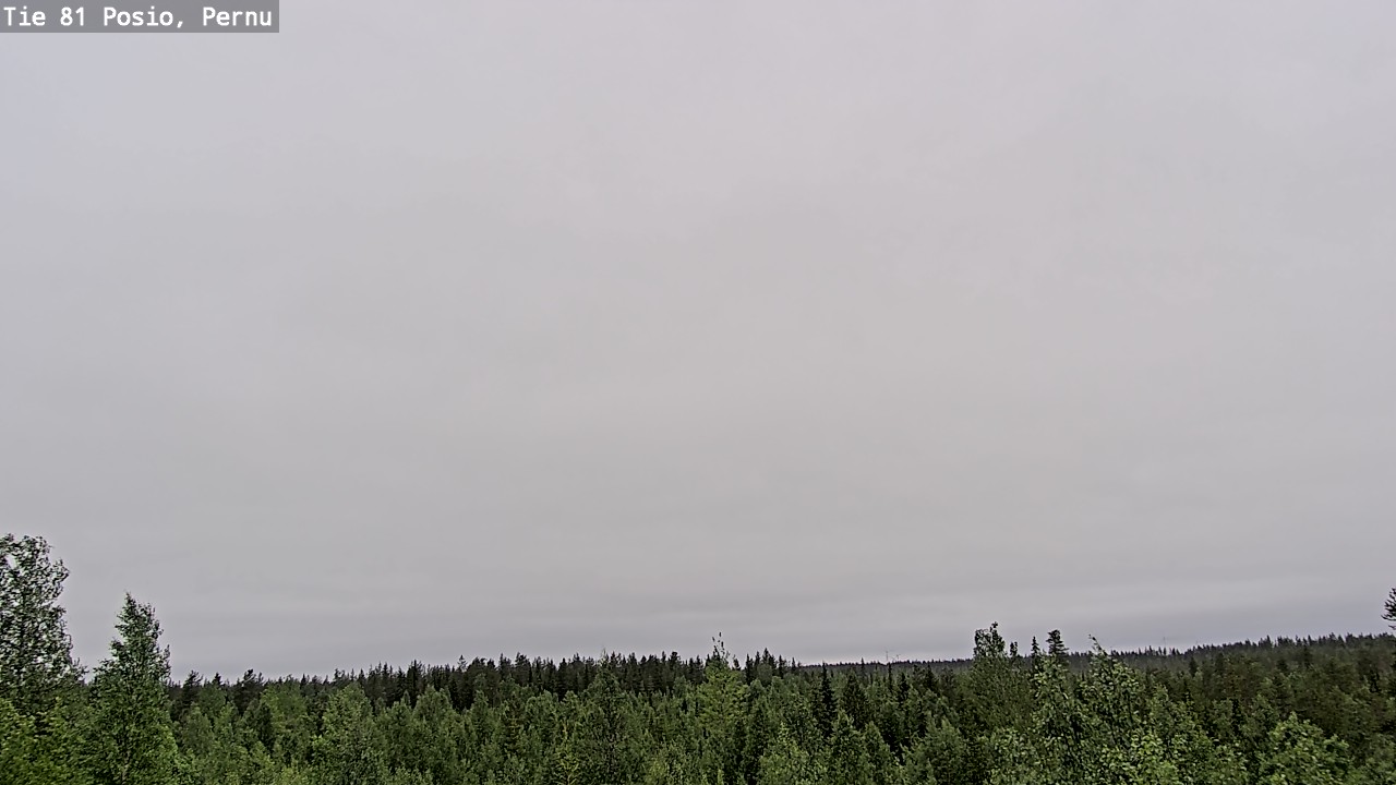 Weather Camera Image Väg 81 Posio, Pernu, Posio, Lappi