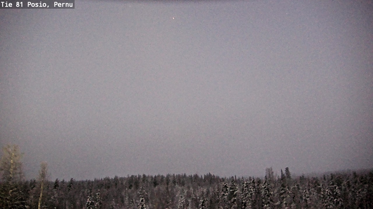 Weather Camera Image Väg 81 Posio, Pernu, Posio, Lappi