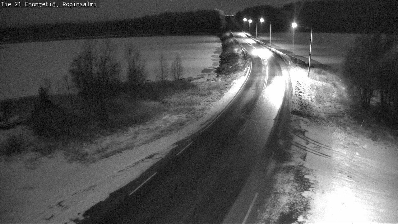 Kelikamerat Kuva Tie 21 Enontekiö, Ropinsalmi, Enontekiö, Lappi