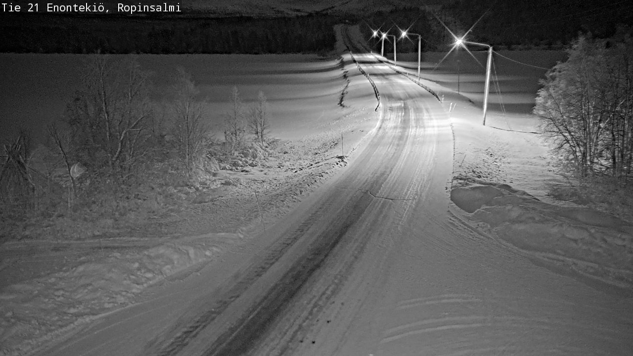 Kelikamerat Kuva Tie 21 Enontekiö, Ropinsalmi, Enontekiö, Lappi