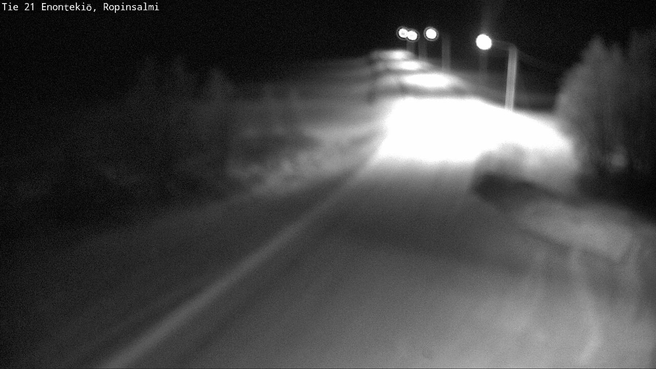 Weather Camera Image Väg 21 Enontekiö, Ropinsalmi, Enontekiö, Lappi