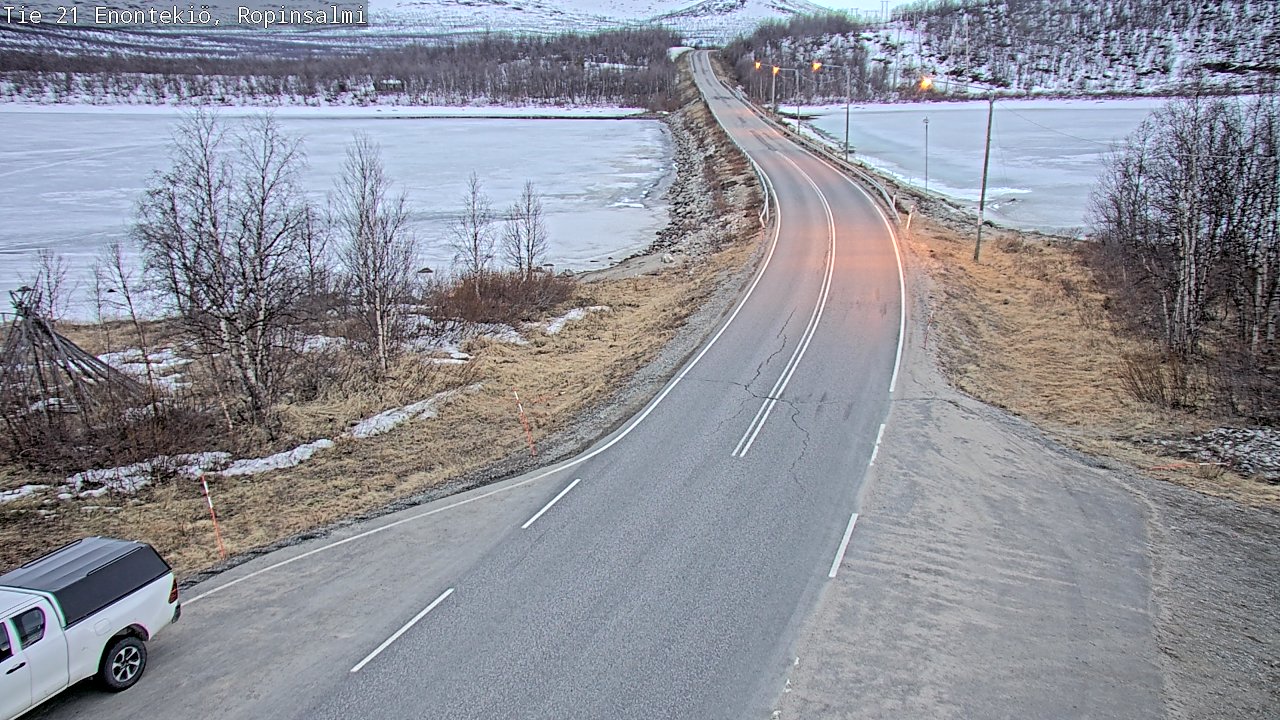 Kelikamerat Kuva Tie 21 Enontekiö, Ropinsalmi, Enontekiö, Lappi