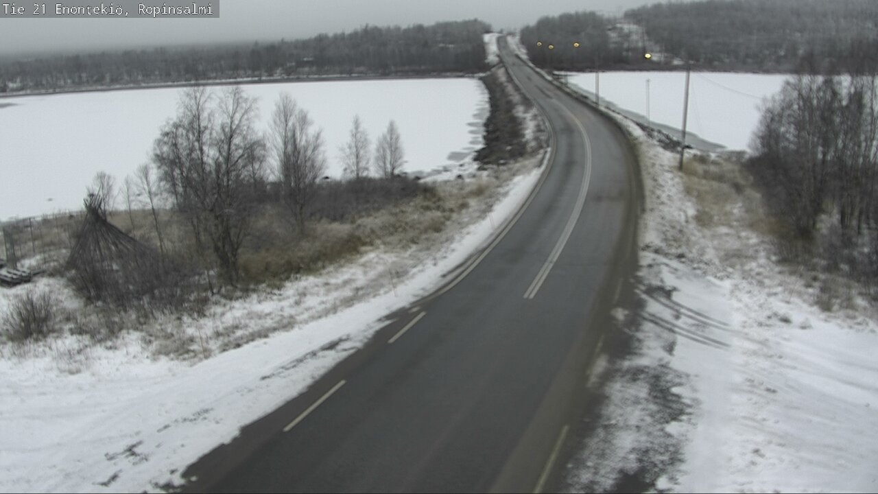 Kelikamerat Kuva Tie 21 Enontekiö, Ropinsalmi, Enontekiö, Lappi