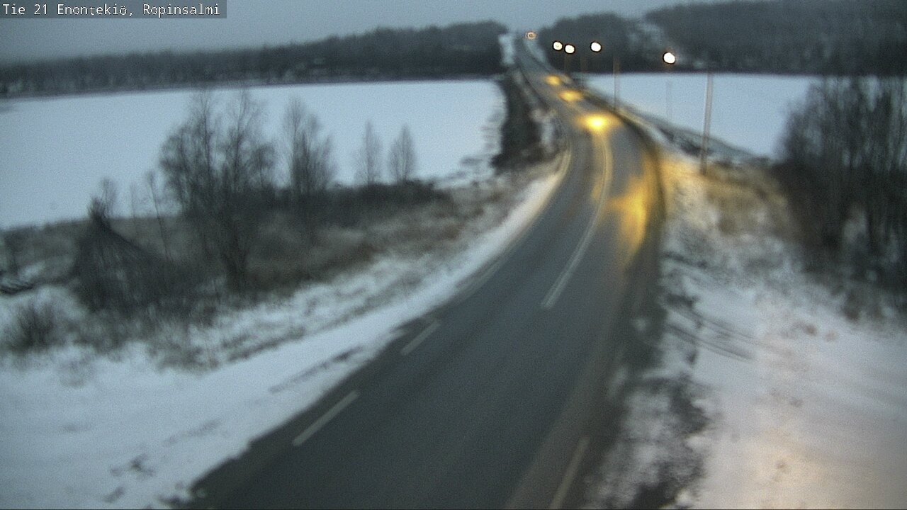 Kelikamerat Kuva Tie 21 Enontekiö, Ropinsalmi, Enontekiö, Lappi