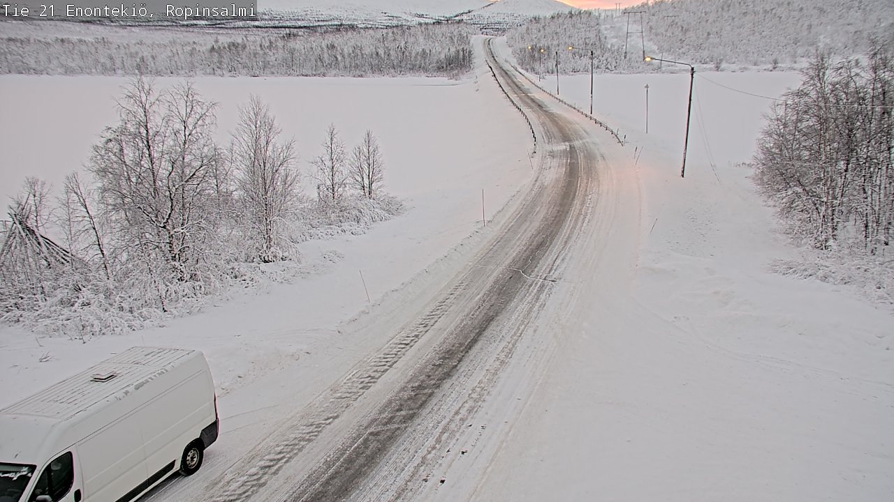 Kelikamerat Kuva Tie 21 Enontekiö, Ropinsalmi, Enontekiö, Lappi
