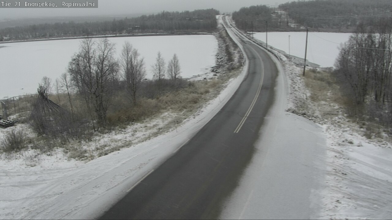 Kelikamerat Kuva Tie 21 Enontekiö, Ropinsalmi, Enontekiö, Lappi