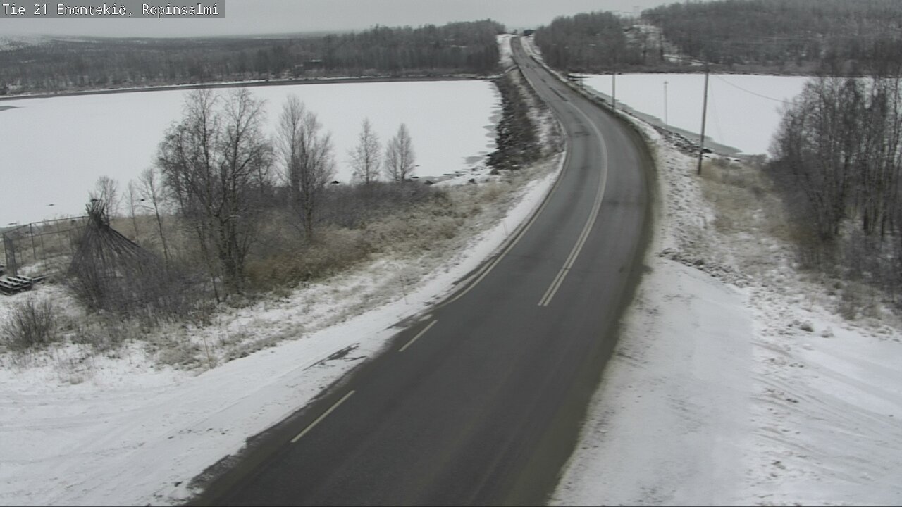 Kelikamerat Kuva Tie 21 Enontekiö, Ropinsalmi, Enontekiö, Lappi