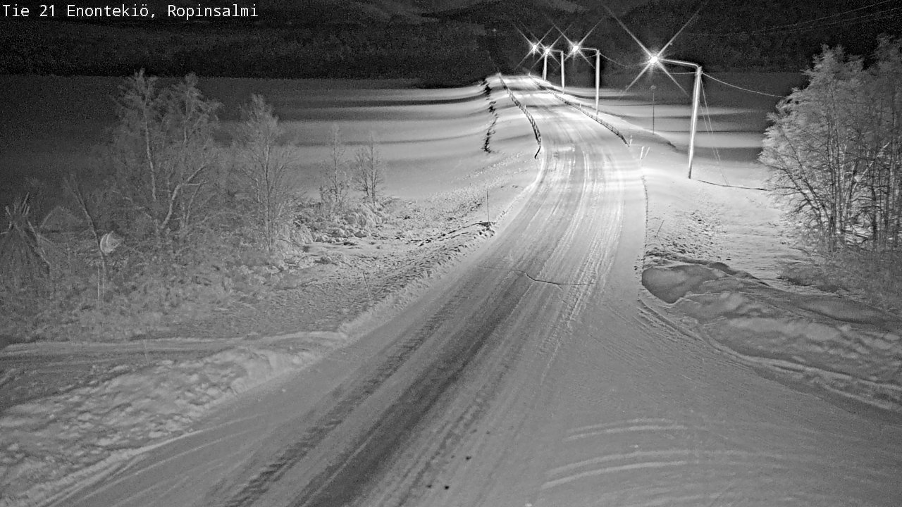 Kelikamerat Kuva Tie 21 Enontekiö, Ropinsalmi, Enontekiö, Lappi