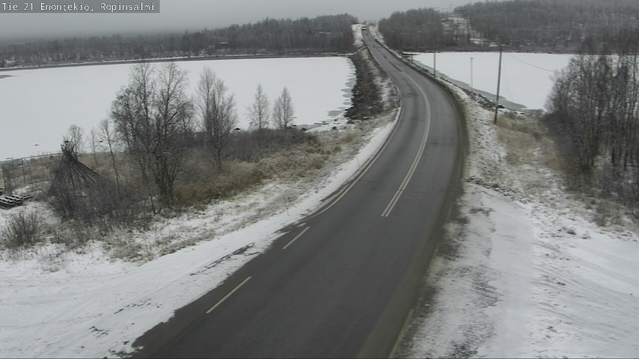 Kelikamerat Kuva Tie 21 Enontekiö, Ropinsalmi, Enontekiö, Lappi