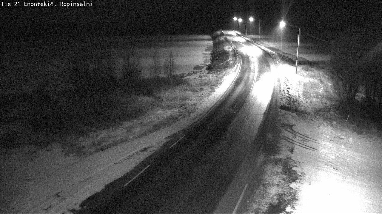 Kelikamerat Kuva Tie 21 Enontekiö, Ropinsalmi, Enontekiö, Lappi