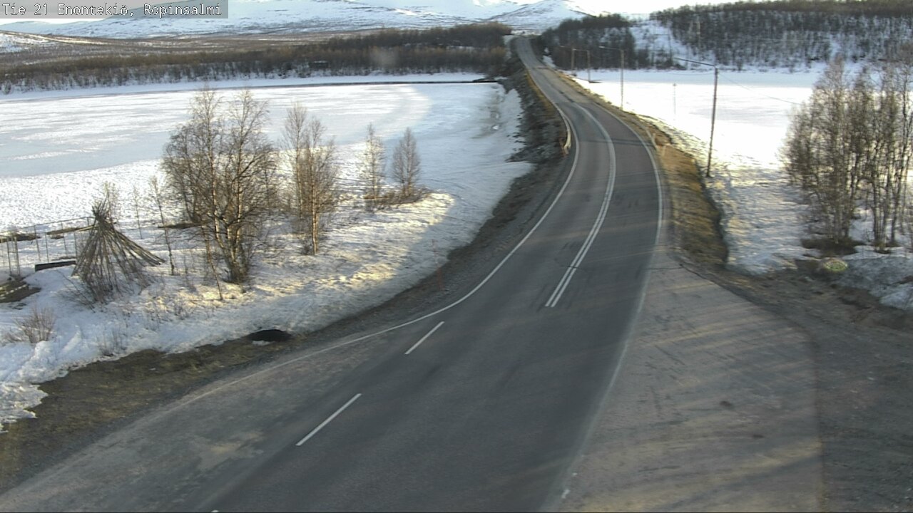 Kelikamerat Kuva Tie 21 Enontekiö, Ropinsalmi, Enontekiö, Lappi