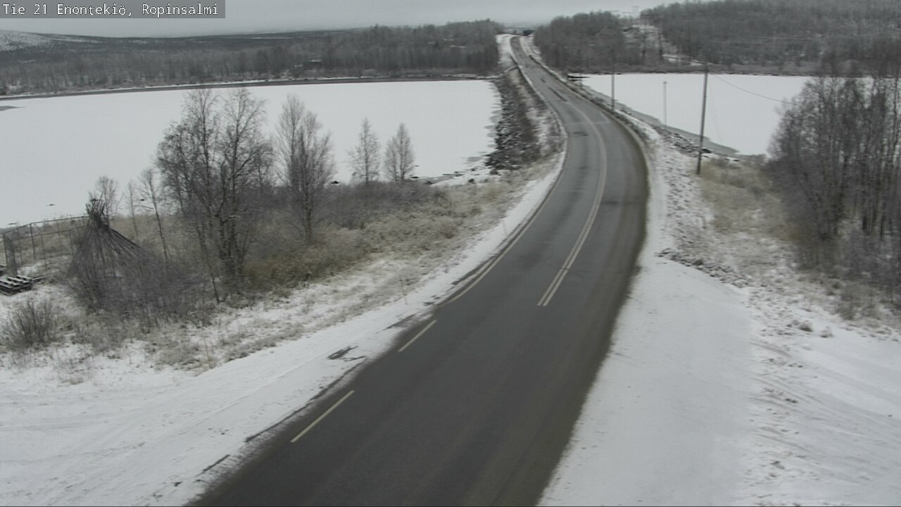 Kelikamerat Kuva Tie 21 Enontekiö, Ropinsalmi, Enontekiö, Lappi