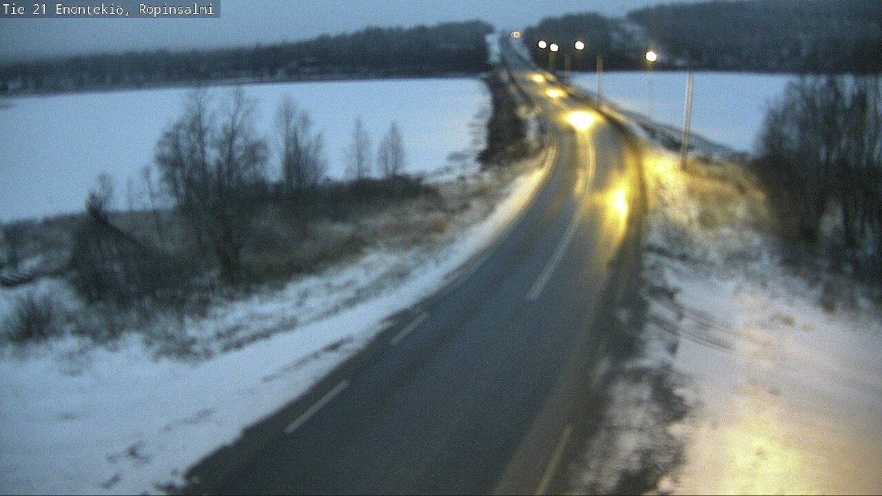 Kelikamerat Kuva Tie 21 Enontekiö, Ropinsalmi, Enontekiö, Lappi