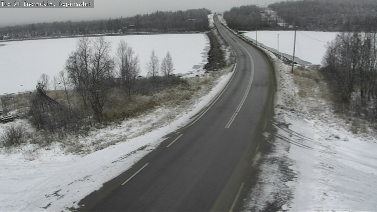 Kelikamerat Kuva Tie 21 Enontekiö, Ropinsalmi, Enontekiö, Lappi