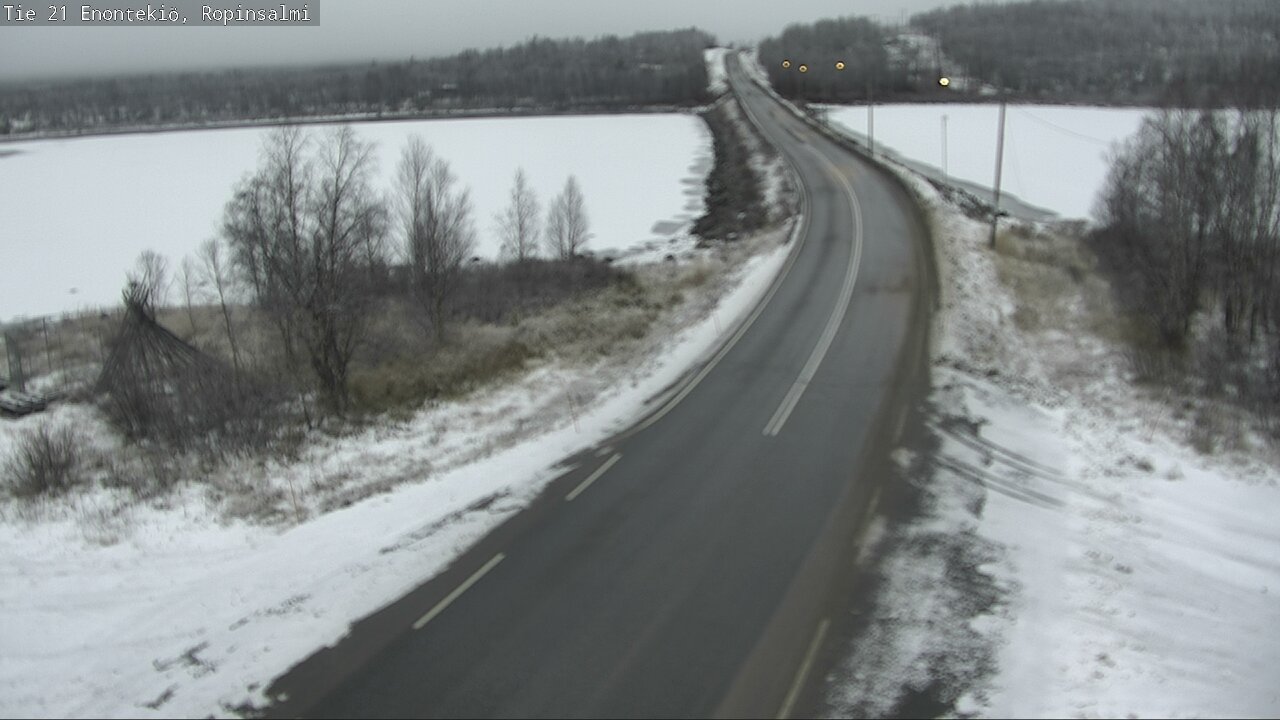 Kelikamerat Kuva Tie 21 Enontekiö, Ropinsalmi, Enontekiö, Lappi