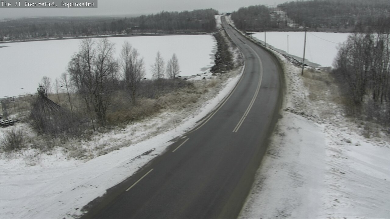 Kelikamerat Kuva Tie 21 Enontekiö, Ropinsalmi, Enontekiö, Lappi