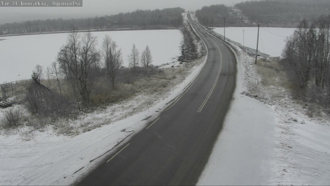 Kelikamerat Kuva Tie 21 Enontekiö, Ropinsalmi, Enontekiö, Lappi